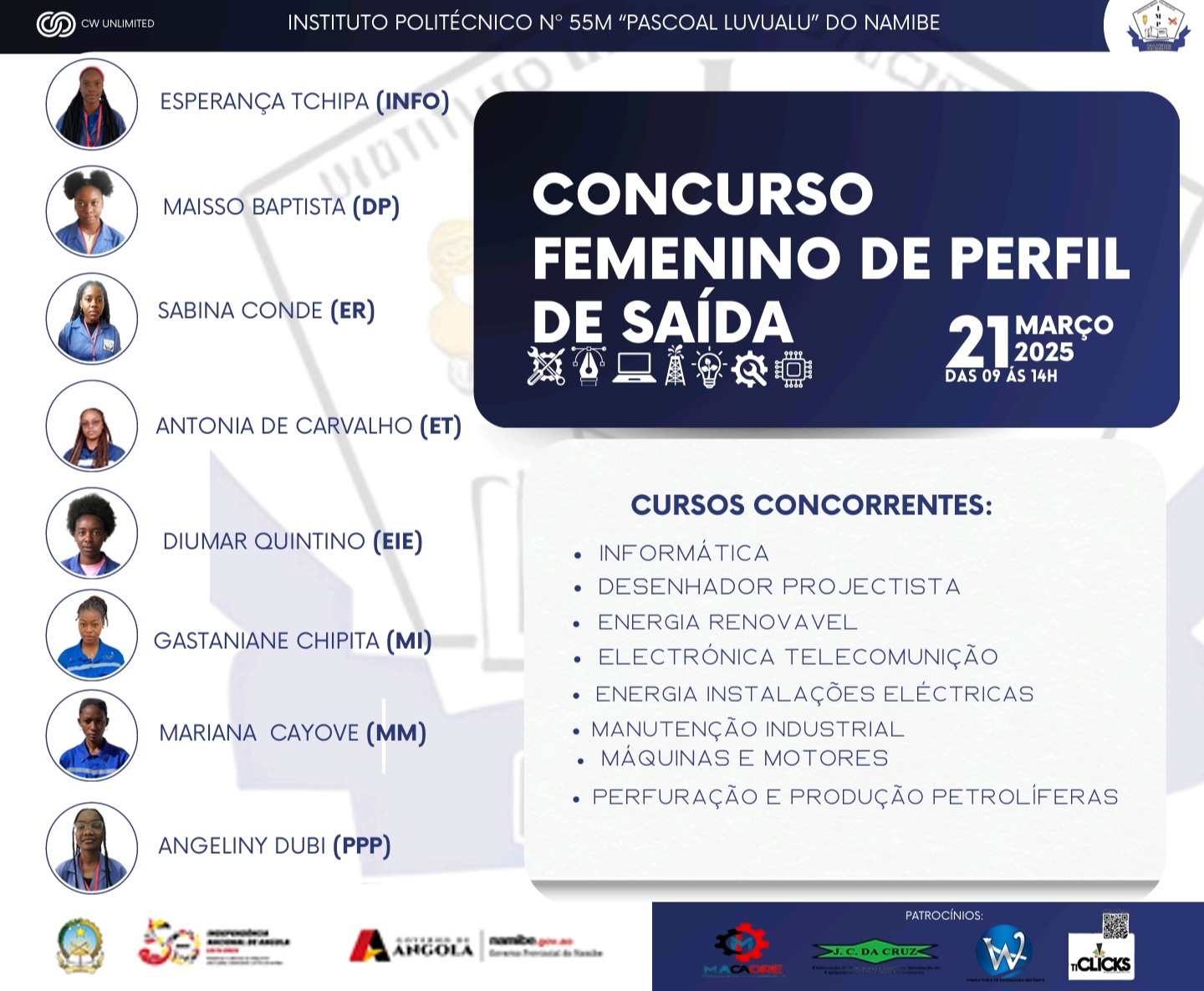 CONCURSO FEMININO DE PERFIL DE SAÍDA